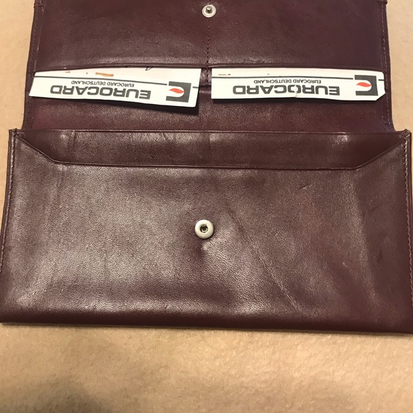 Mayfair wallet, soft craft leather , wine color - Picture 5 of 7